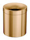 Sanco Metallischer Badezimmerbehälter 5lt Bronze