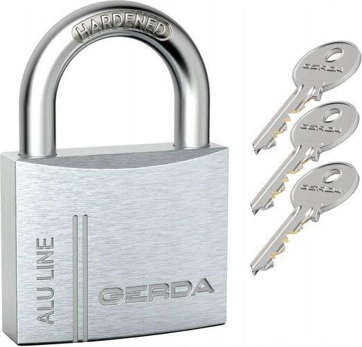 Gerda Padlock Αλουμινένιο Λουκέτο Πέταλο με Κλειδί 3.5mm