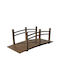 Relaxdays Decorative Wooden Garden Bridge 10052...