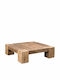 Holztisch 0,80π x 0,80m x 0,35h