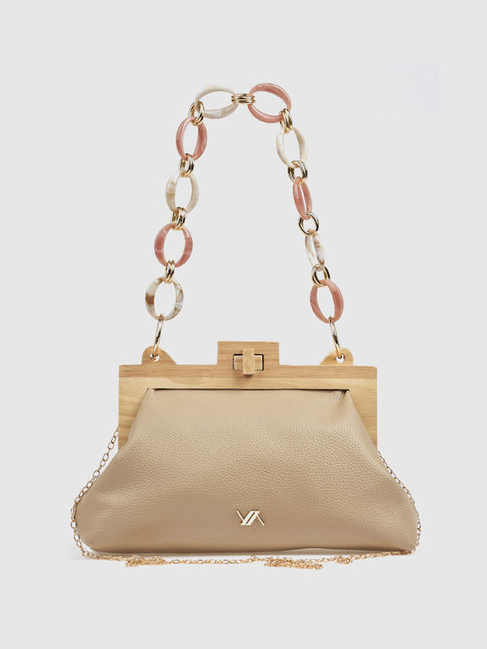 Verde Damentasche Schulter Beige