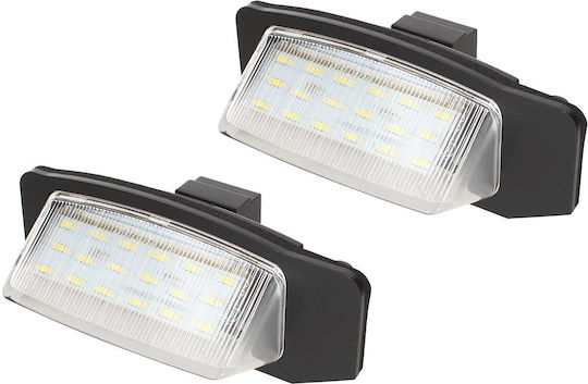Mitsubishi Lancer X Outlander Ii Led License Plate Lighting Lamps 2 Pcs Set