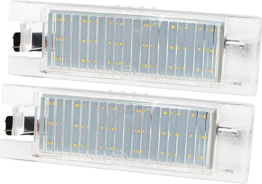 Fiat Linea Multipla Lumini LED Pentru Plăcuțele De Înmatriculare Set 2 Bucăți