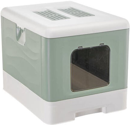 Ferplast Katzenklos Geschlossene Grüne M52 x B39 x H40cm