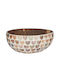 Butlers Round Wooden Serving Bowl Brown with 14cm Diameter