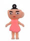 Silicone Keychain Flippy Brainrot Ballerina Cappuccina Figurine 4 Cm Pink