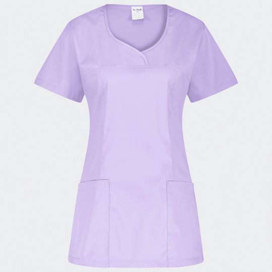 B-Well Ines Female Medical Blouse Purple