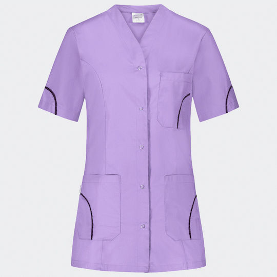 B-Well Silvia Female Medical Blouse Purple
