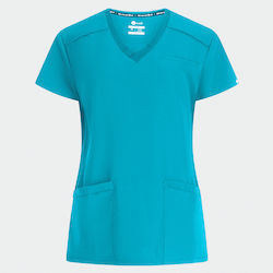bwell Julia Female Medical Blouse Green