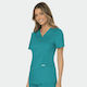 Cherokee Wwe610 Female Medical Blouse Green