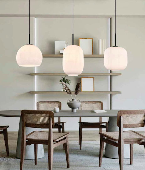 Inlight Ρυθμιζόμενο Κρεμαστό Φωτιστικό Μαύρο 30x30x23εκ.