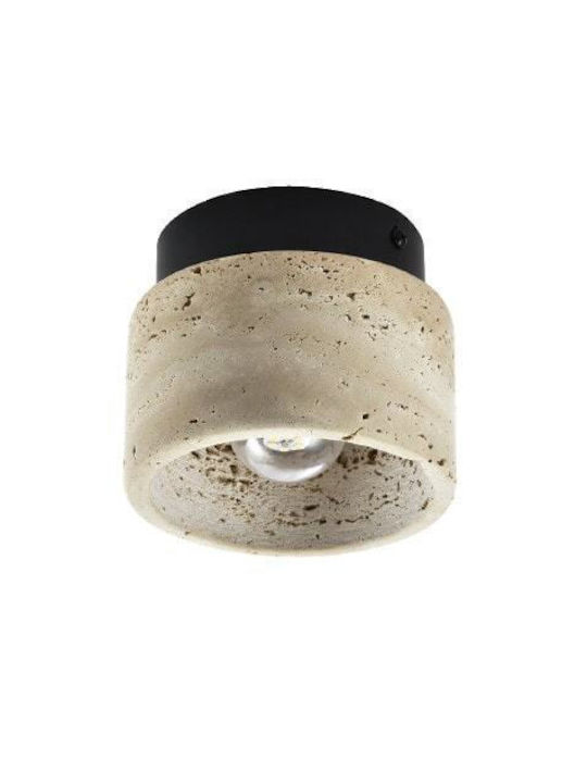 Inlight Ceiling Light 12cm Gray with E27 Socket