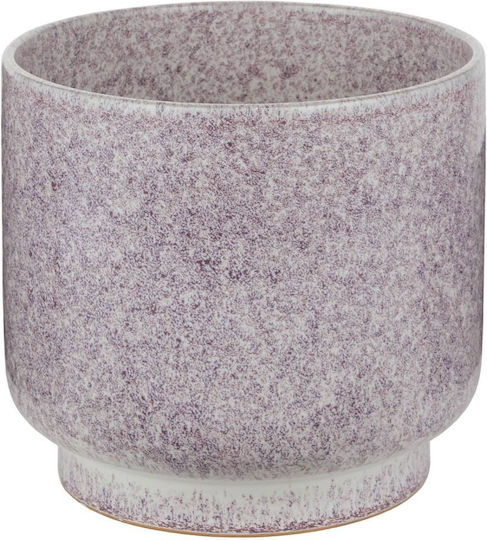 Butlers Speckle Ceramic Plant Pot Purple