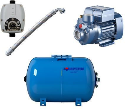 Wasserpumpen mit Druck Horizontal Behälter 35 Liter 0,75hp Pkm 65 Pedrollo