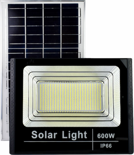 Solar Light 600W 25000lm Cold White 6500K with Photocell and Remote Control IP66