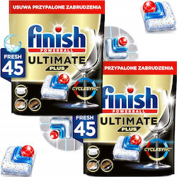 Finish Ultimate Plus Επαγγελματικές Κάψουλες Πλυντηρίου Πιάτων Οικολογικές Finish Ultimate Plus Επαγγελματικές Κάψουλες Πλυντηρίου Πιάτων Οικολογικές