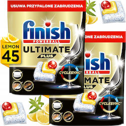 Finish Ultimate Plus Profesionale 2x45 Capsule Pentru Mașina de Spălat Vase Ecologice