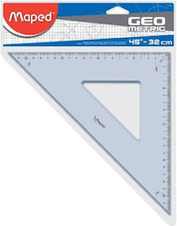 Γεωμετρικο Τριγωνο Geometric 32cm 45 Μοιρες