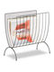 Relaxdays Raft De Reviste Negru 34x18x35cm