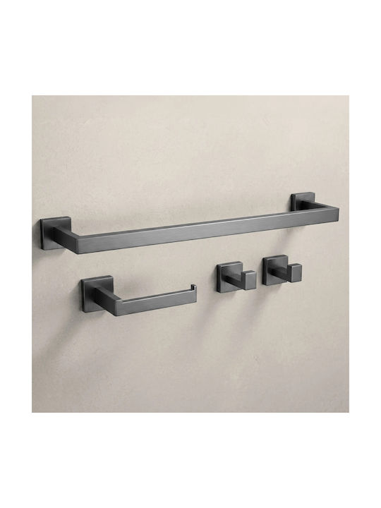 Rea Rio Metal Bathroom Accessory Set 4 Pieces