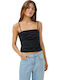Women's Corset Blouse Black