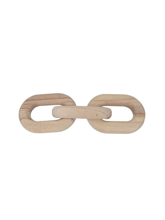 Estheti 819-01707 Αλυσίδα Ξύλινη Φυσικό 21x7x2cm/1033914