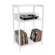 Relaxdays Disc Holder White 65x30x40 Cm