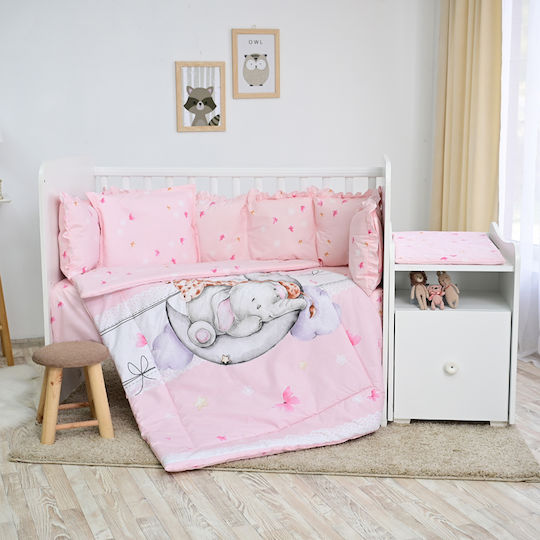 Lorelli Σετ Κούνιας Butterflies Pink 6τμχ