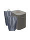 Relaxdays Coș De Gunoi Din Plastic 100lt Gri