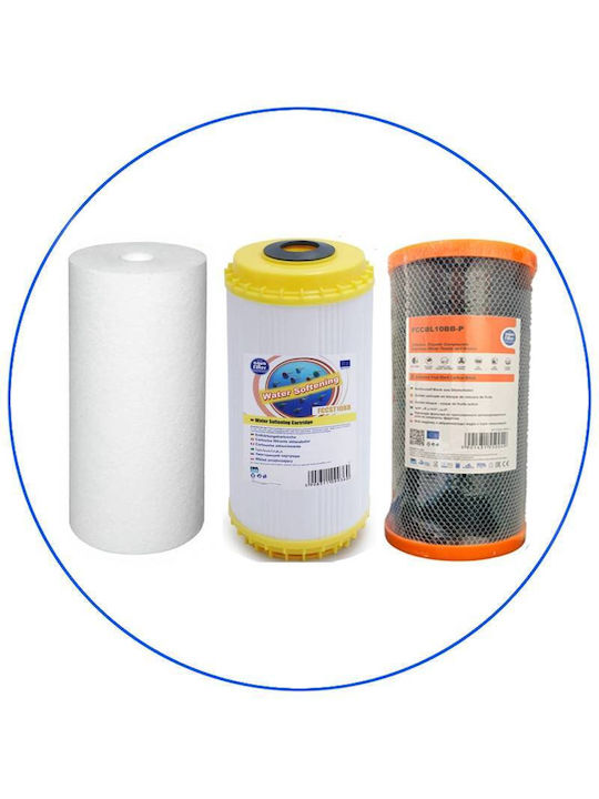 Aqua Filter Water Filter Cartridge Reverse Osmosis Softeners Central Water Filtration System Washing Machine from Activated Carbon 10" Big Blue 5 μm