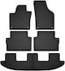 Rubber Mats 3 Rows 7 Seats Volkswagen Sharan Ii Minivan From 2010 To 2022