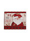 Alista Home Christmas Fabric Placemat Santa Claus 43x33cm