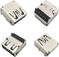 Βύσμα Τροφοδοσίας Dc Power Jack Socket Laptop Razer Blade 14 16 18 Rz09-0370 Rz09-0484reh3-r3u1 14594941-00 2.0 Usb Connector Port Κωδ.31152