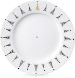 Orion Christmas Tableware Ornaments Plate with Trees