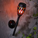 Lampă Solară Led Suspendată Ø14.5x13.5 Cm Alb Cald Grădină Terasă Balcon Ip44