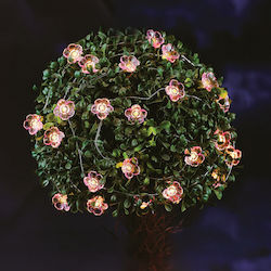 Solar Installation 2.4m 25 Led Warm White Flowers Garden Outdoor Decoration Ip44 Solar Lighting Solar Installation 2.4m 25 Led Warm White Flowers Garden Outdoor Decoration Ip44 Solar Lighting