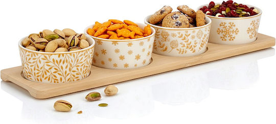 Excellent Houseware Round Ceramic Gold Placemats 5 Pieces Excellent Houseware Round Ceramic Gold Placemats 5 Pieces