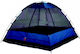Hupa Comet 4P Camping Tent Igloo Blue with Double Cloth 4 Seasons for 4 People 240x210x165cm