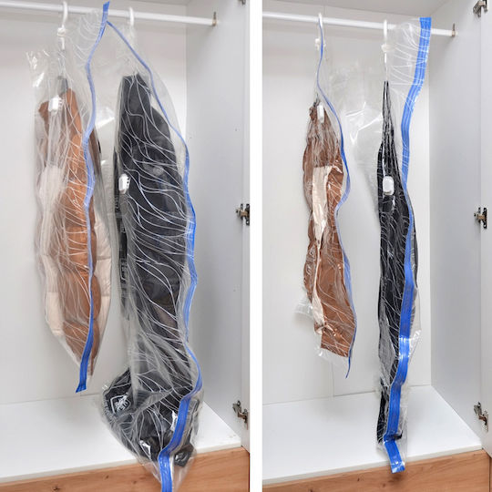 Orion Plastic Hanging Clothes Storage Bag Air-Tight and Vacuum 70x144cm