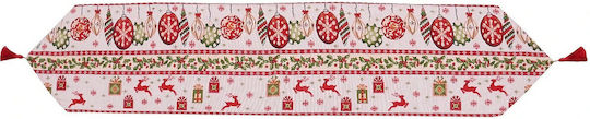 Alista Home Seturi De Masă Tesătură Albă 173x34cm