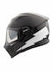 Simpson Darksome Hellfire Motorradhelm Aufklappbar ECE 22.06 Gewicht (+/-50 gr) mit Pinlock (Anti-Beschlag-Folie) und Sunvisor