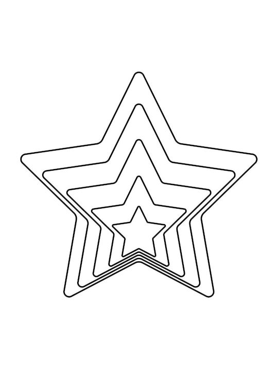 Orion Weihnachtliches Kappen Stern 5 Stück