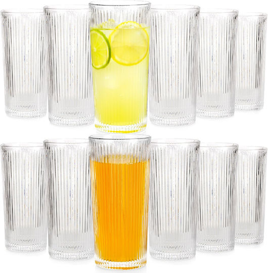 Vilde Set Pahare Cocteiluri Pentru Apă Din Sticlă 320ml 12 Bucăți