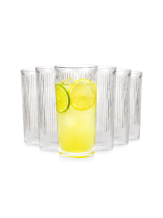 Vilde Set of Cocktail/Drinking and Water Glasses Made of Glass 320ml 6 Pieces