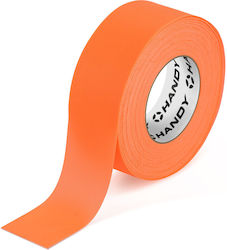 Orange Fluorescent Marking Tape 75 M X 25 Mm Site Hazardous Area Delimitation Tape Pvc Indoor Outdoor