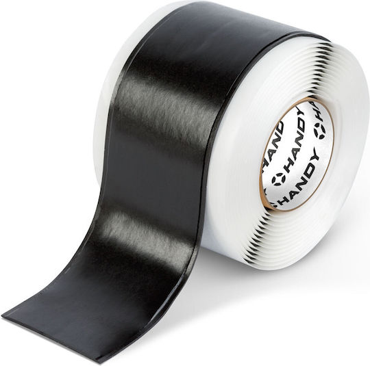 Bandă Izolatoare Butil Autocolantă 3 M X 50 Mm X 1,65 Mm Bandă De Etanșare Pentru Cablu Țevi Neagră Impermeabilă