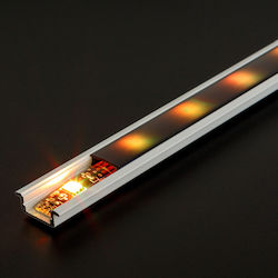 Aluminum Led Recessed Profile White 1 M U-type Led Strip Profile Rail Aluminum Led Channel