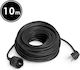 Alista Home Cabluri de Prelungire Prelungitor Cablu cu Lungime 10m Diametru 3 x 1.5mm² și Împământare