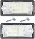 Audi A3 A4 A6 A8 Q7 Lumini LED Pentru Plăcuța De Înmatriculare Set 2 Bucăți + 2x Șurub
