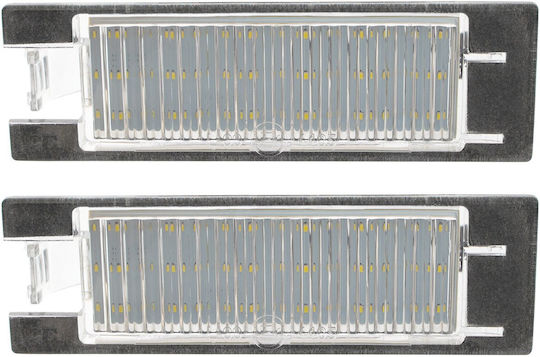 Jeep Rebell 2014 LED Kennzeichenbeleuchtungen 2 Stück Satz
